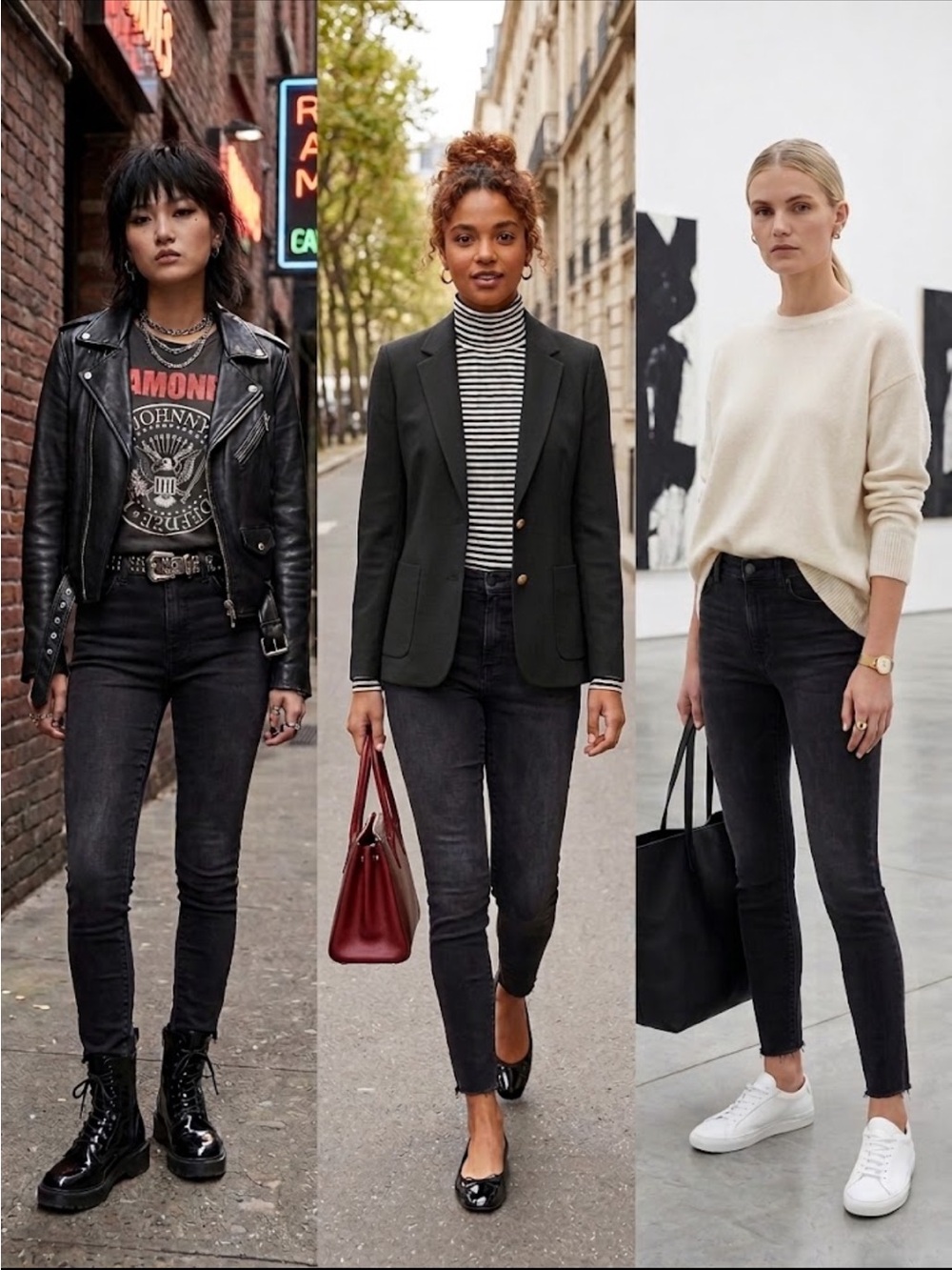GAP Women's Petite True Skinny Black Jeans - High Rise